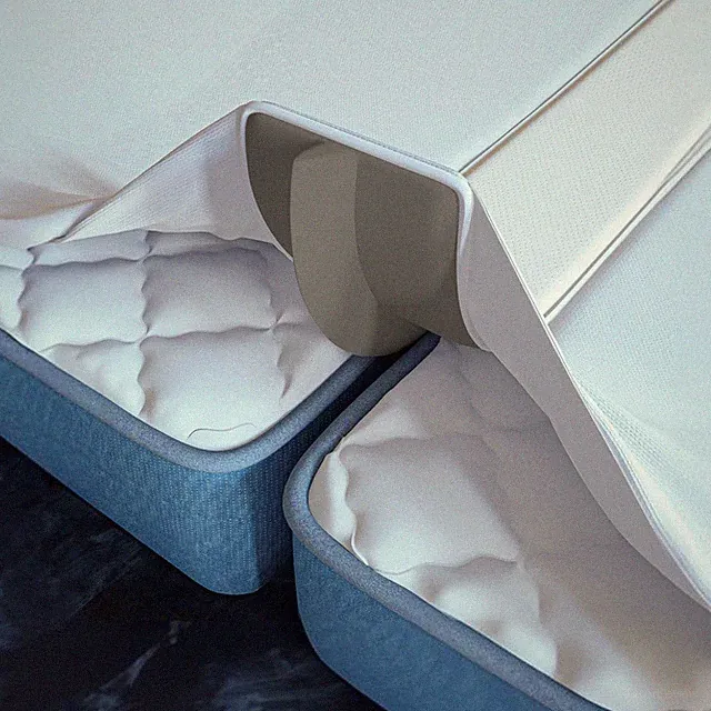 2-in-1 Bed Bridge Twin/Twin XL to King with Attached Sheet – Bed Gap Filler &...