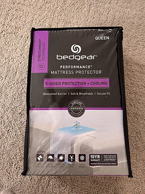 Bedgear Performance Mattress Protector Stretchwick Waterproof Barrier King Size