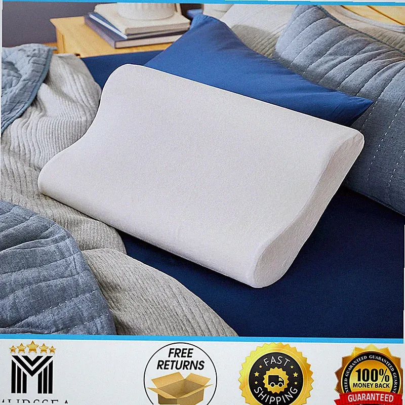 Sleep Innovations Contour Memory Foam Cervical Support Pillow, Standard Size