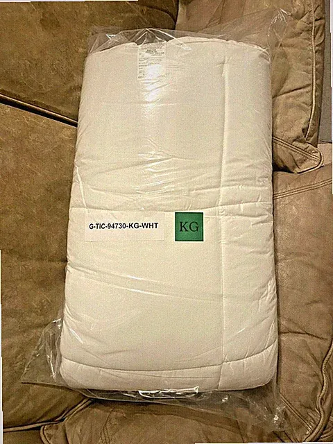 Sleep Innovations G-TIC-94730-KG-WHT King Size Quilted Mattress Topper Cover