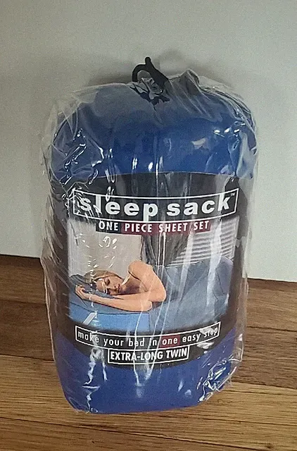 Sleep Sack by Sleep Innovations Extra-Long Twin 1 Piece sheet set blue