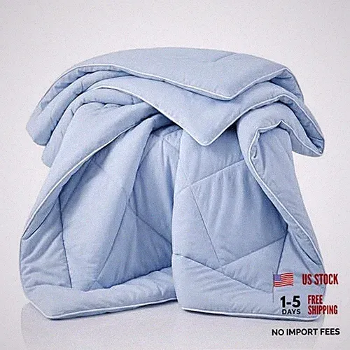 Twin Cooling Comforter, Cooling Blanket for Hot Sleepers, Twin: 60*90" Blue