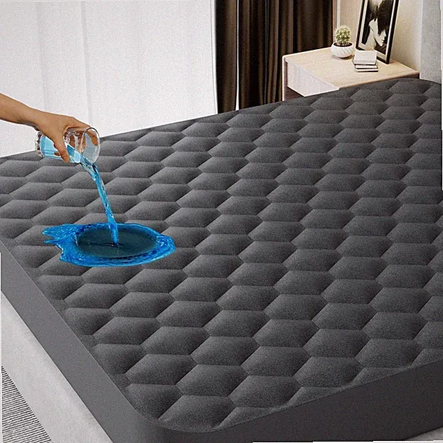 Waterproof King Mattress Protector, Noiseless King Size Mattress Pad with Deep