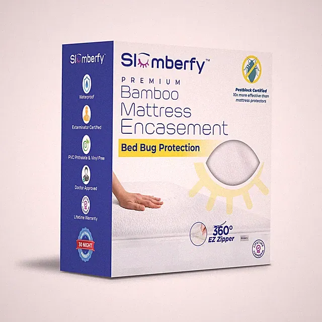 Waterproof Twin XL Bamboo Mattress Encasement with 360° Zipper Protection