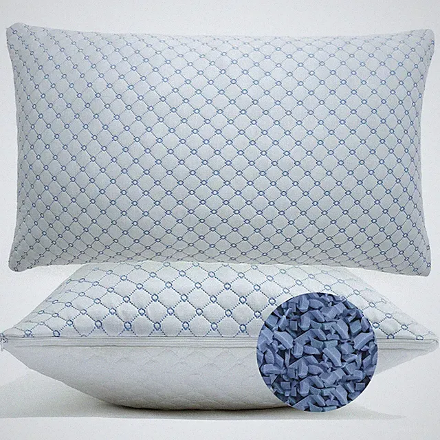 Yagamo Cooling Bed Pillows for Sleeping Set of 2, Shredded Memory Foam Pillows f